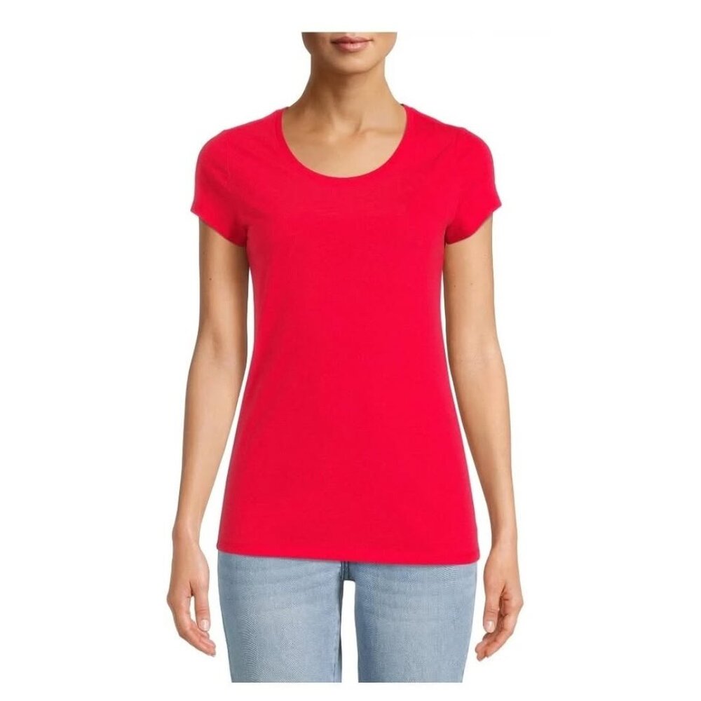 NWT No Boundaries Juniors Scoop Neck T-Shirt - Short Sleeve XXL (19)
